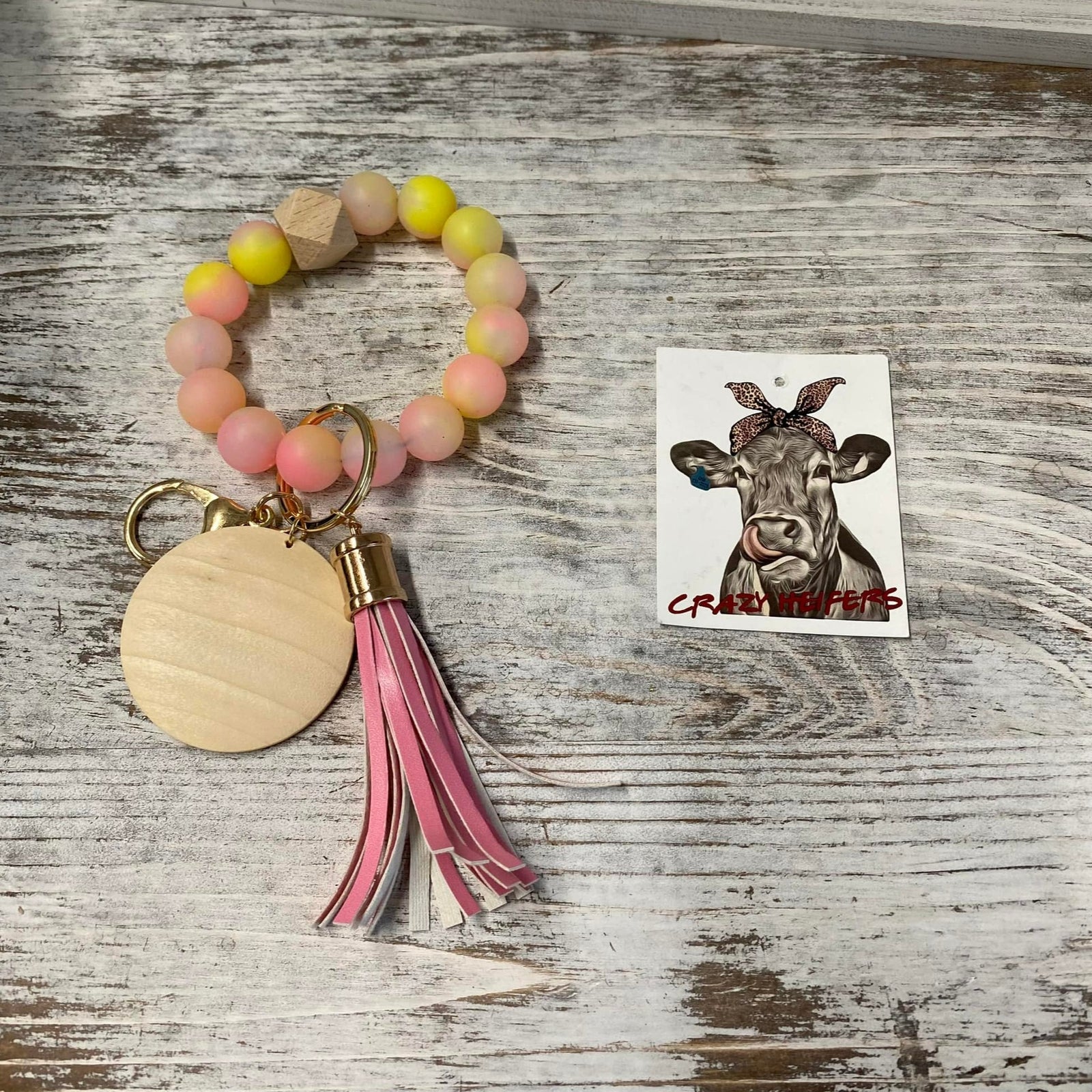 Silicone Bangle Keychain-Glow In The Dark