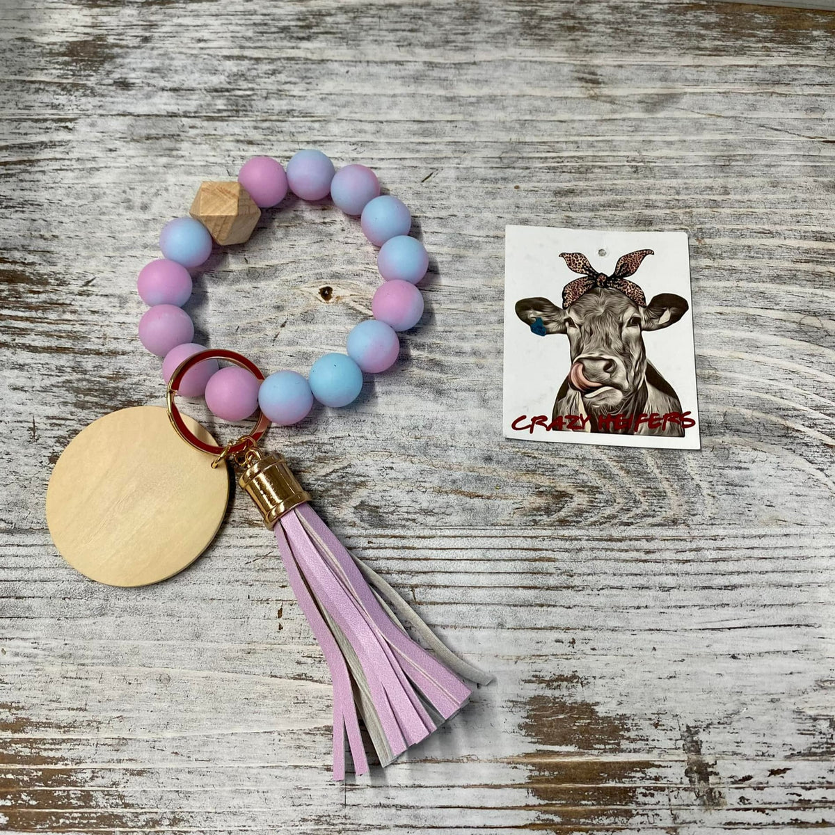 Silicone Bangle Keychain-Glow In The Dark