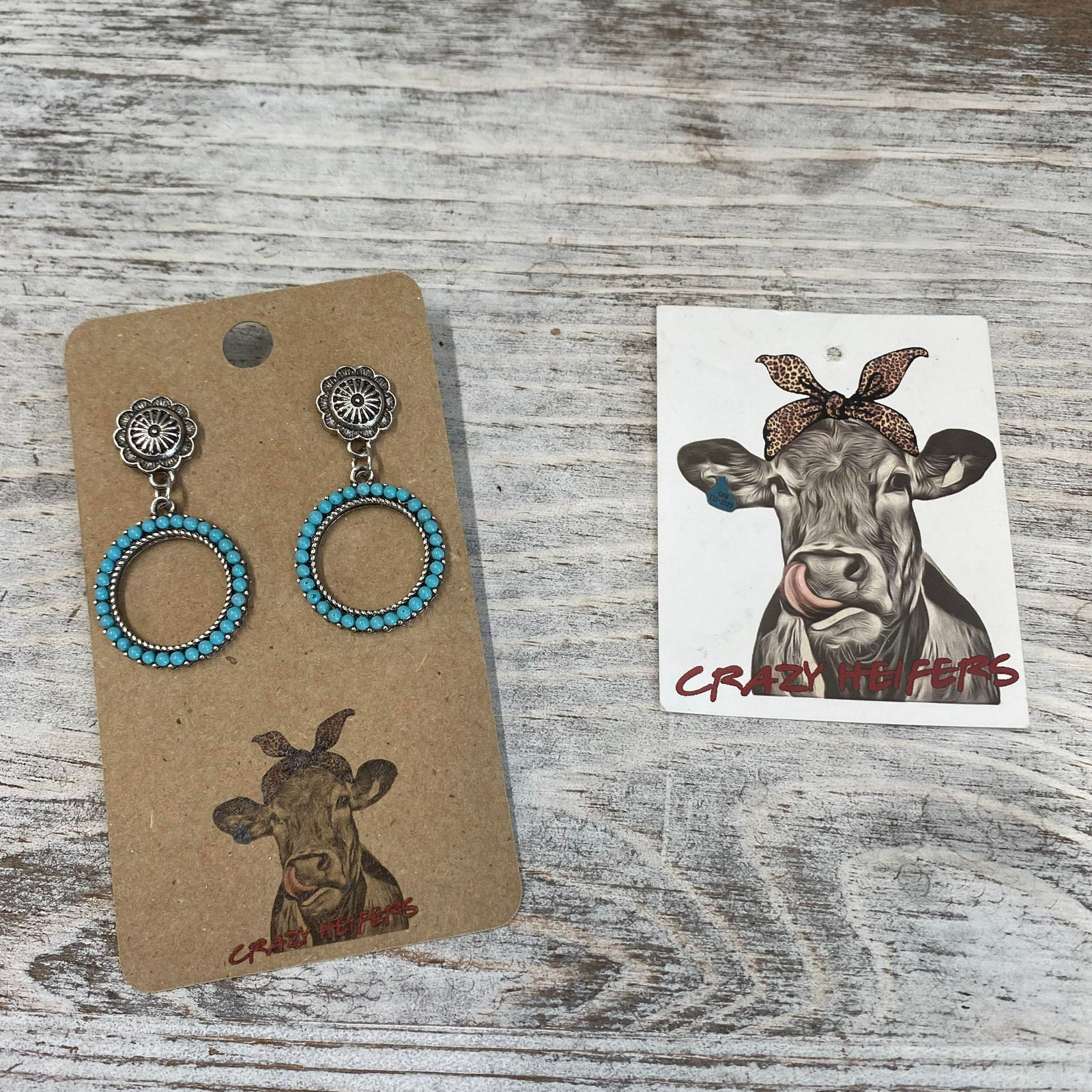 Circle Dangle Stud