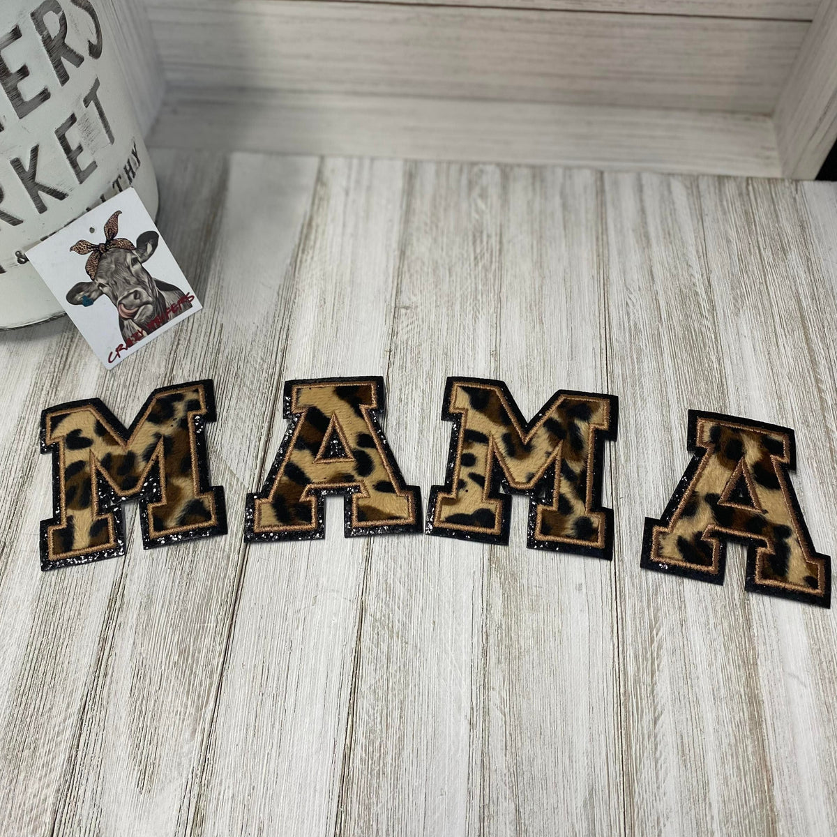 Leopard Letters-Iron On