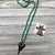 Heart Pendant Natural Stone Beaded Necklace-NEW COLORS