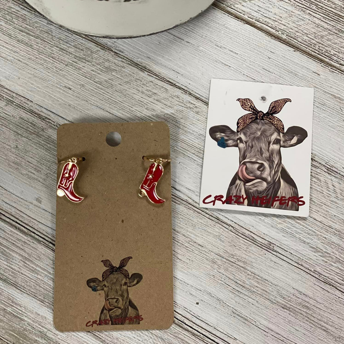 Boot Earrings