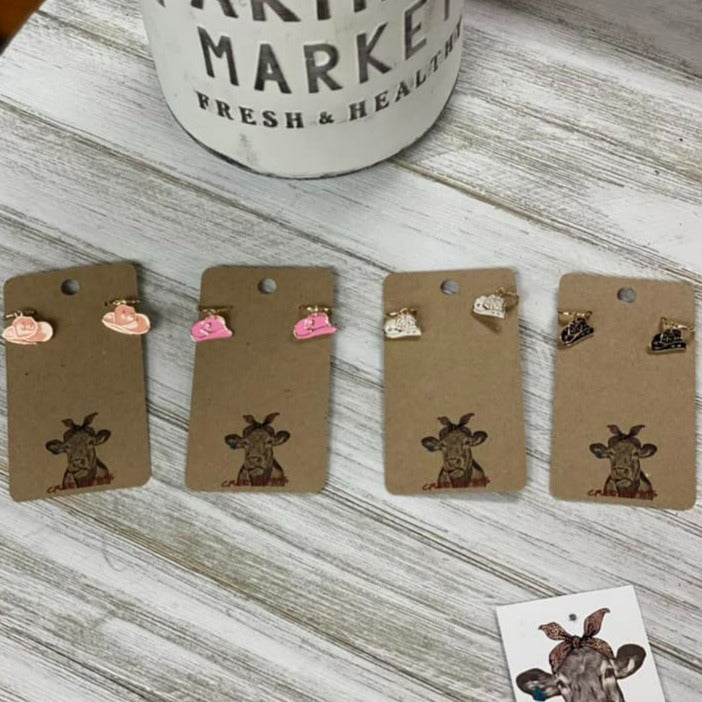 Cowboy Hat Earrings