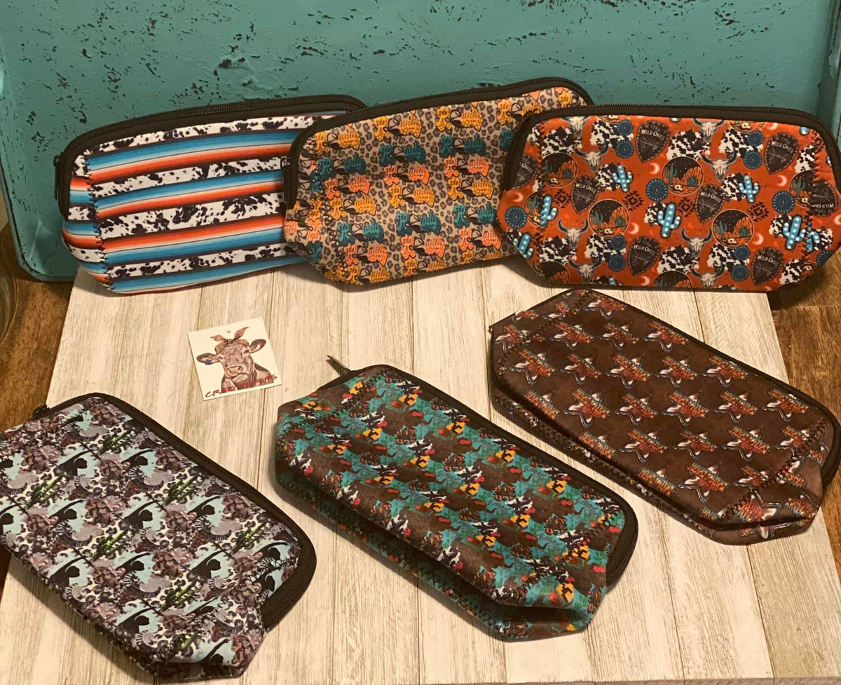 Neoprene Makeup Bags-Fall Designs