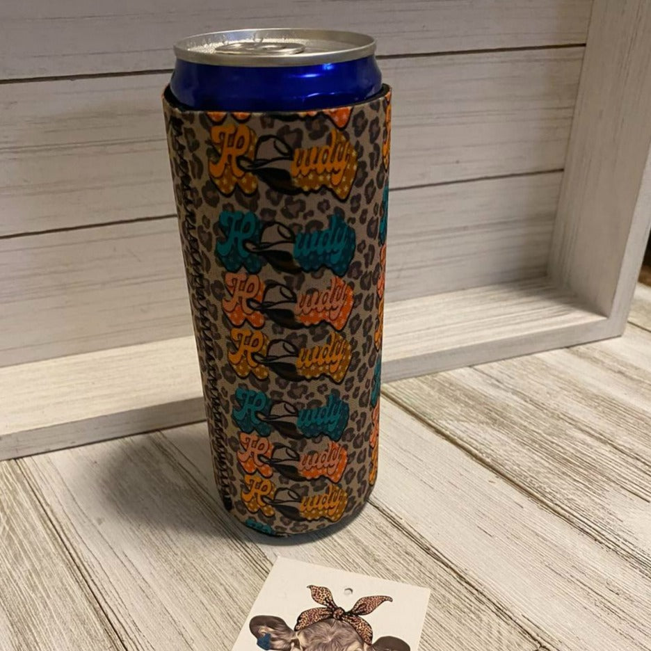 Neoprene Slim Can Coolers-FALL DESIGNS