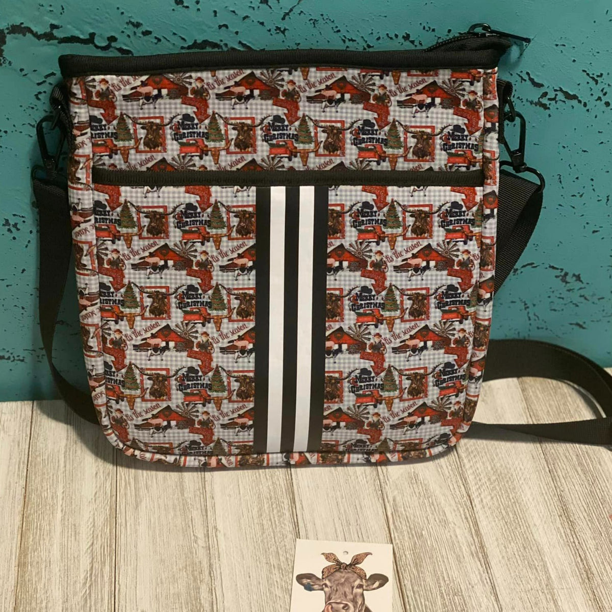 Neoprene Crossbody-CHRISTMAS