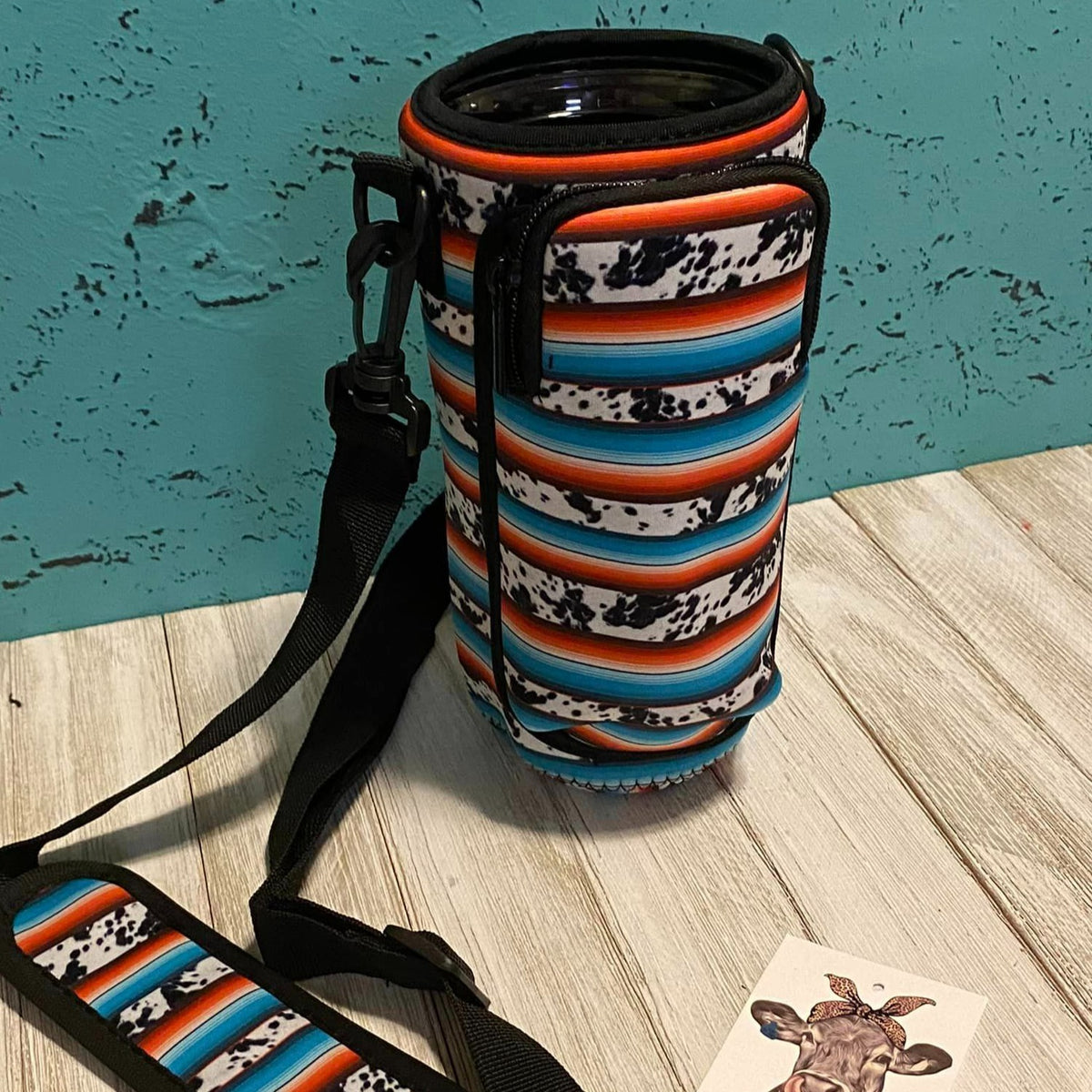 Neoprene Water Bottle Hoder W/Pouch-NEW