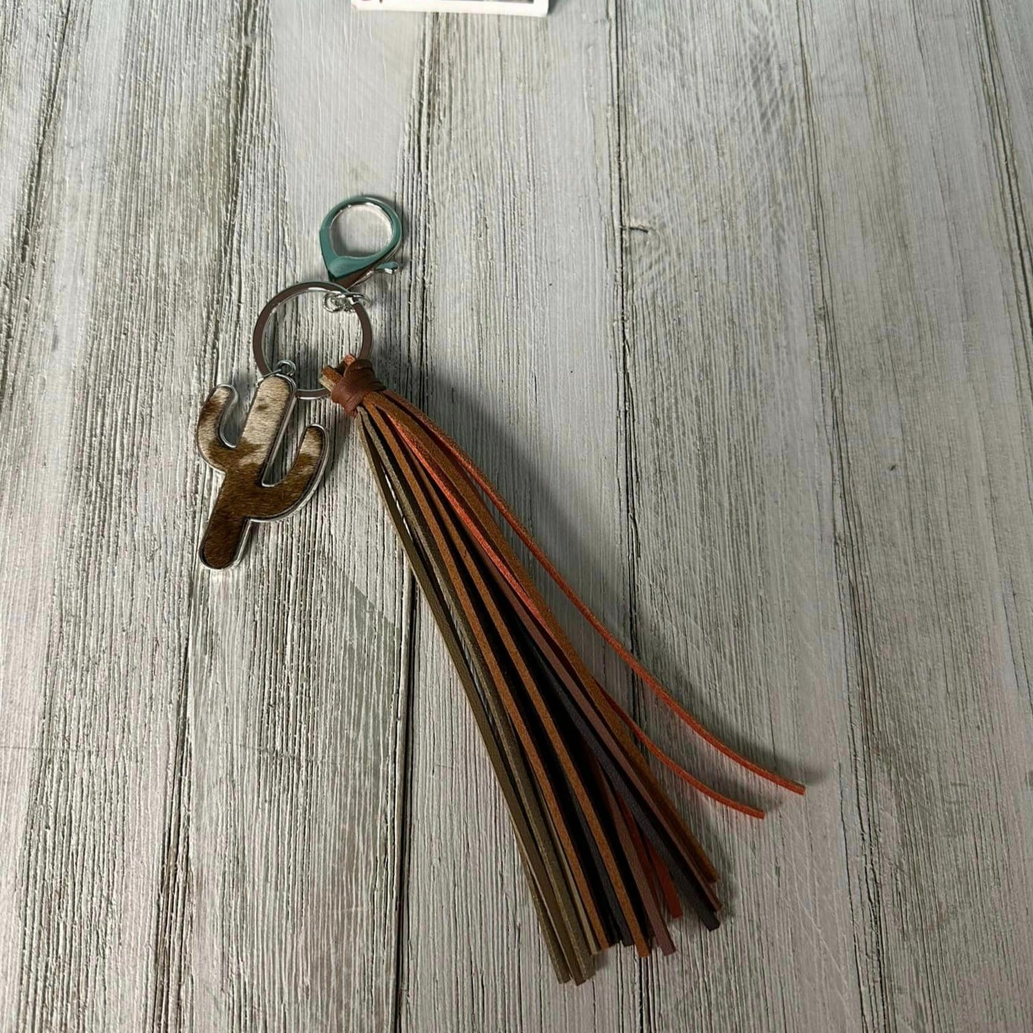 Cactus Tassel Keychain