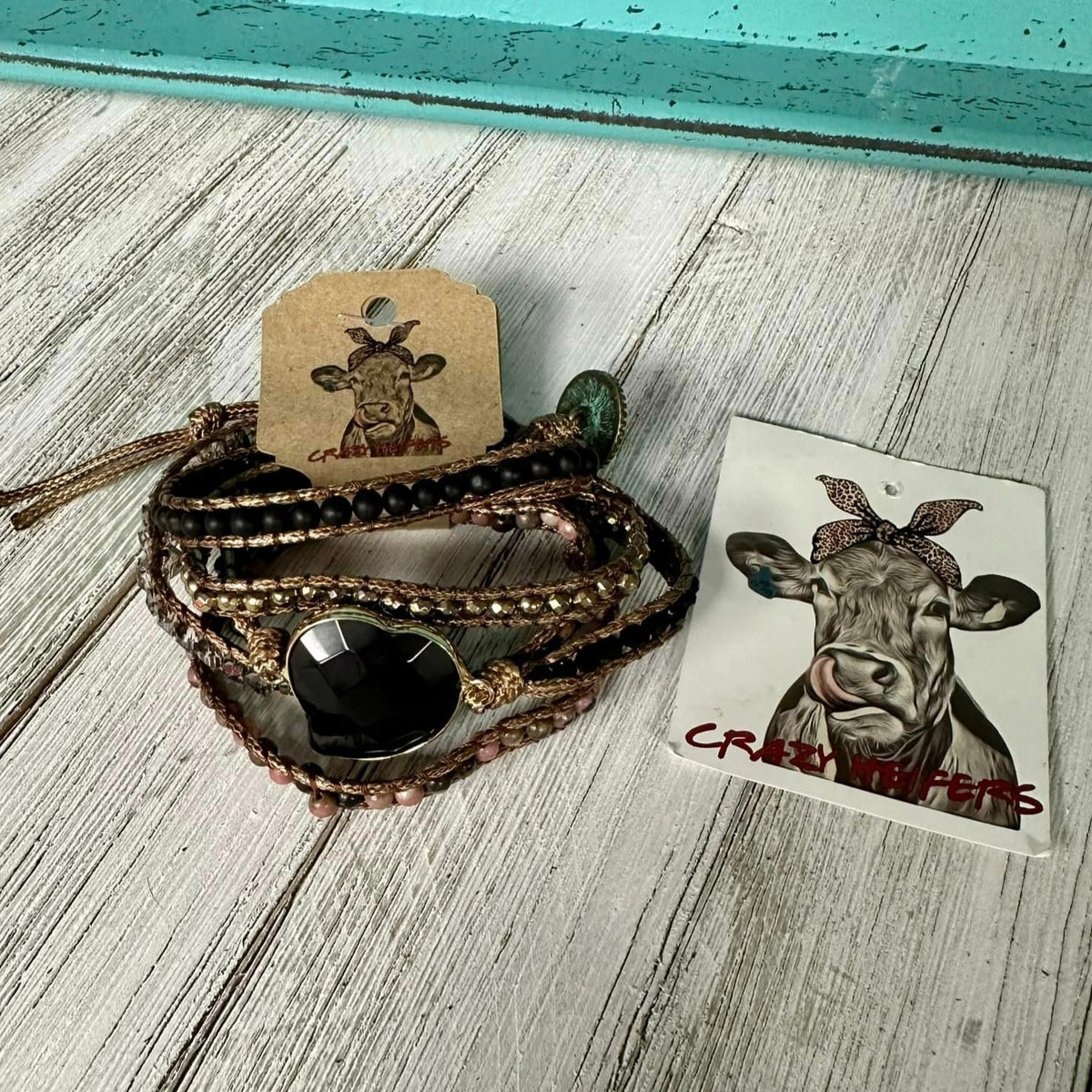 5-Strand Heart Wrap Bracelets