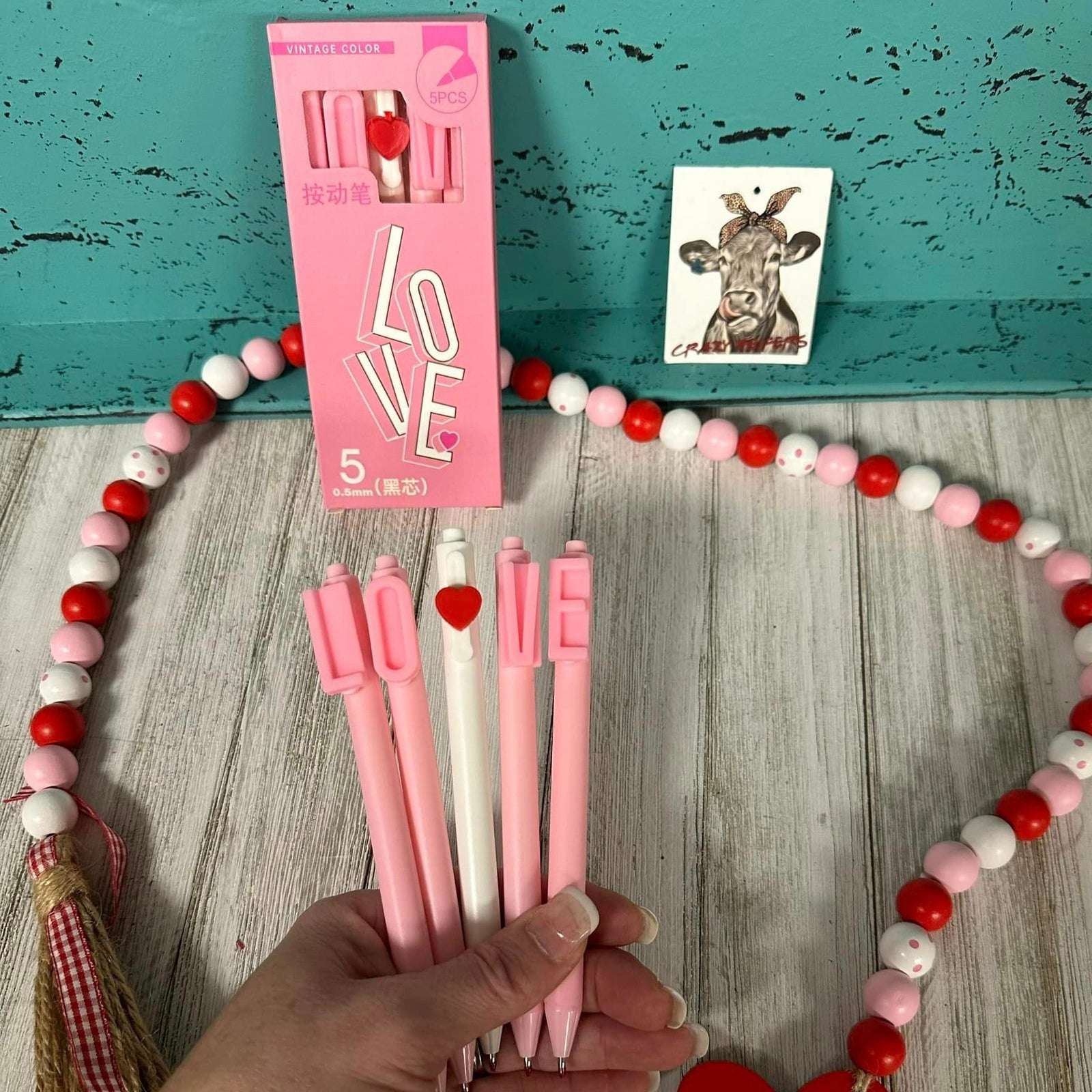 LOVE Ballpoint Ink Pen Set