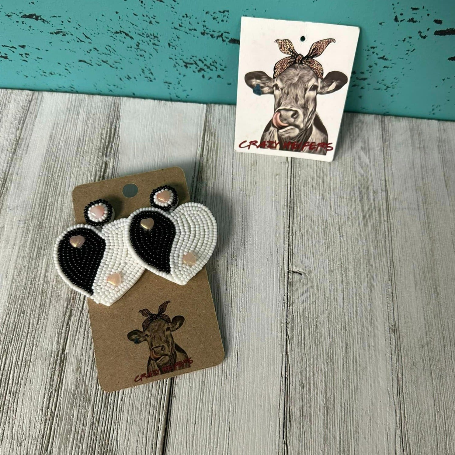 Valentine Seed Bead Earrings