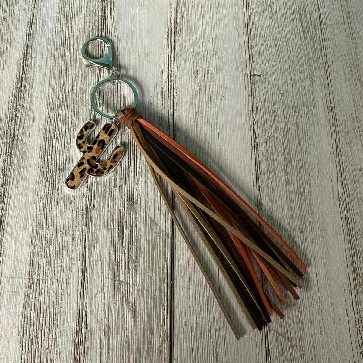Cactus Tassel Keychain