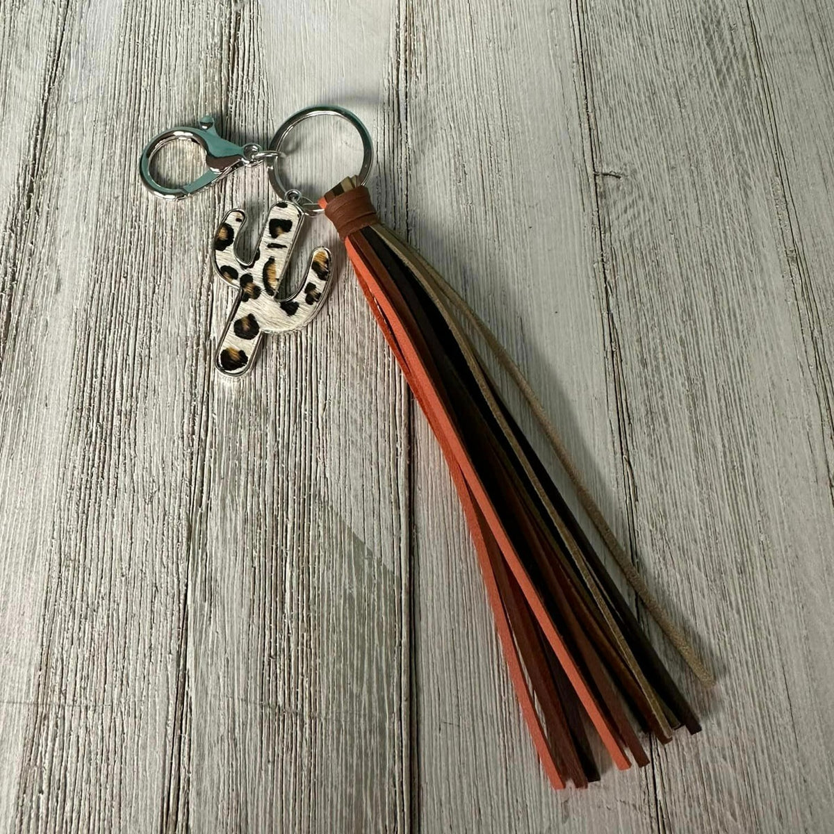 Cactus Tassel Keychain