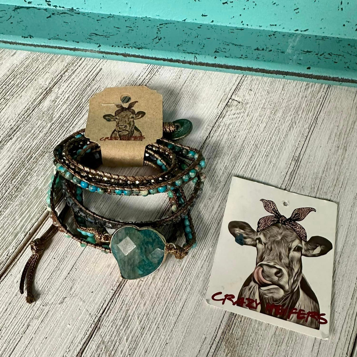 5-Strand Heart Wrap Bracelets