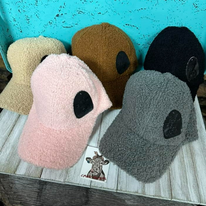 Fuzzy Baseball Cap W/ or W/O Patch