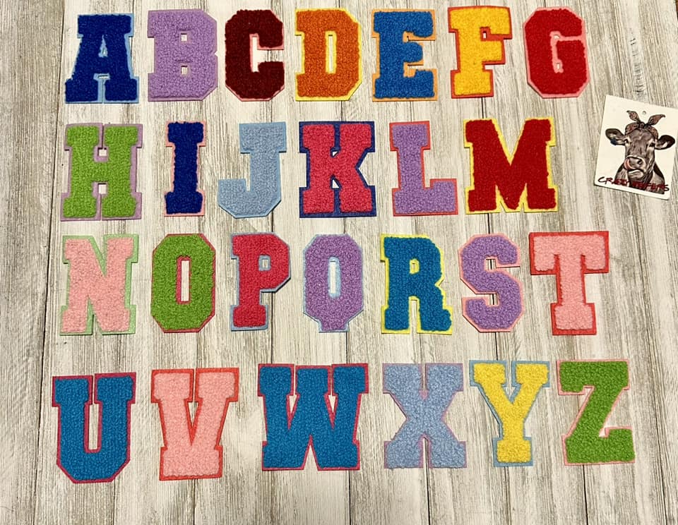 Multi-Colored Letters-Iron On